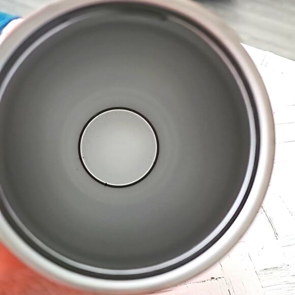 Starbucks Tumbler Puffy Gradient Ombre Orange Pink Blue 24 Oz. Cold Cup (NWT) - Picture 6 of 6